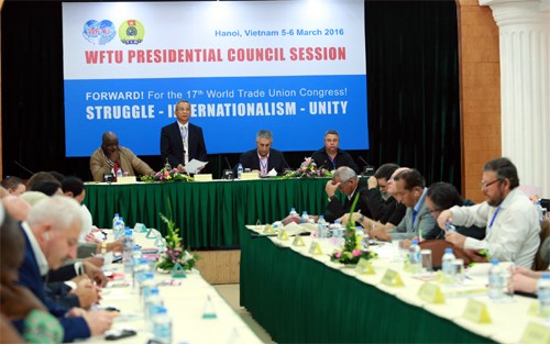 В Ханое открылась конференция Совета председателей Всемирной федерации профсоюзов